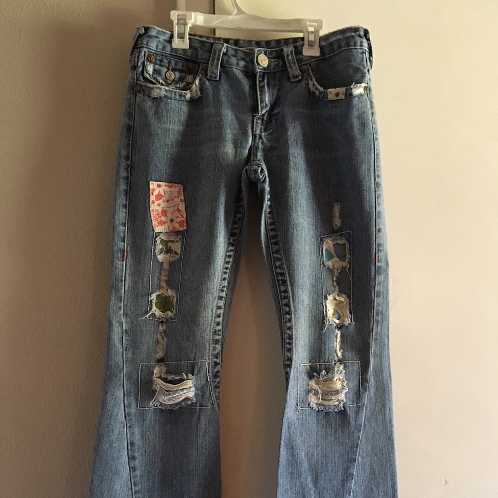 Vintage patched True Religion Jeans
